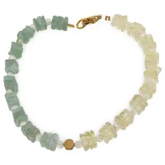 Bratara Cuart lemon si Aventurin patratele 5mm, Aventurin sfere 4mm si element din Hematit auriu 4mm