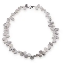 Colier Howlit freeform, 8-12mm