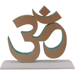 Decoratiune feng shui cu simbolul OM, multicolor - 22cm