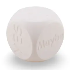 Zar decizional Yes / No / Maybe - Raspuns rapid pentru alegeri, alb