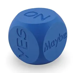 Zar decizional Yes / No / Maybe - Raspuns rapid pentru alegeri, albastru