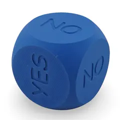 Zar decizional Yes / No - Raspuns rapid pentru alegeri, albastru