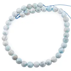Sirag Larimar sfere 10mm, 39cm