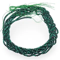 Sirag Malachit sfere 4mm, 39cm