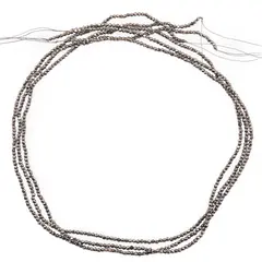 Sirag Pirita sfere micro fatetate 2mm, 39cm