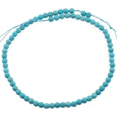 Sirag Turcoaz sfere fatetate 6mm, 37cm