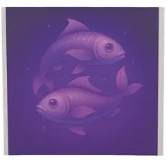 Abtibild sticker cu zodia PESTI, 51mm - mov