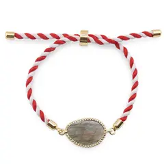 Bratara Martisor cu Labradorit si montura aurie