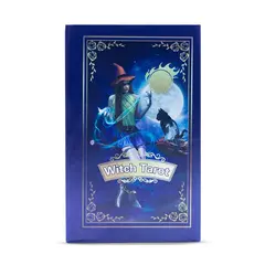 Carti de tarot cu Folie Folie Mov – Witch Tarot cu ghid - 78 de carti