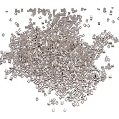 Accesorii din metal argintiu - crimpi