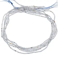 Sirag Acvamarin sfere microfatetate 2mm, 38cm