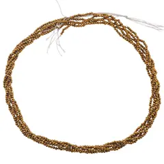 Sirag Hematit auriu sfere fatetate 2mm, 38cm