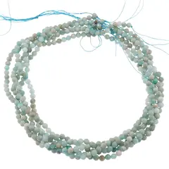Sirag Amazonit sfere fatetate 4mm, 38cm