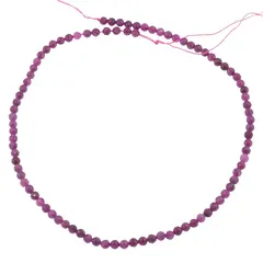 Sirag Rubin sfere fatetate 4mm, 38cm