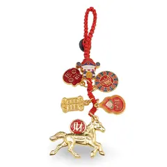 Amuleta feng shui cu simbouri pentru prosperitate si sanatate cu simbolul Cal