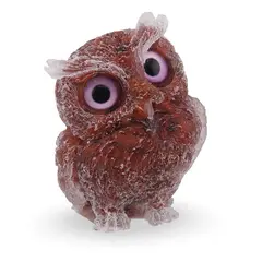 Bufnita din rasina cu spartura Jasp rosu , 6cm