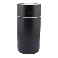 Difuzor ultrasonic Time NEGRU, 230 ml, functie de umidificator, aroma difuzor, purificator aer, USB
