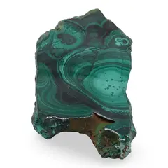 Felie slefuita unicat din Malachit natural, M6