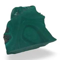 Felie slefuita unicat din Malachit natural, M9