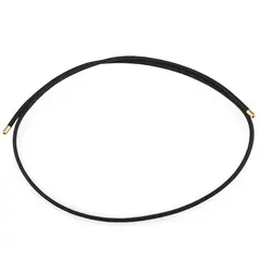 Bratara/colier magnetic din ata neagra, 51cm