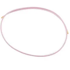 Bratara/colier magnetic din ata roz, 51cm