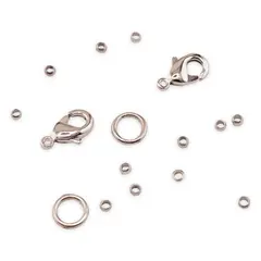 Kit accesorii pentru confectionarea bijuteriilor, metal
