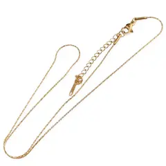 Lantisor din inox auriu model snur, 40cm
