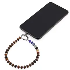 Accesoriu pentru telefon Ochi de tigru si cristale 7 chakre rondele