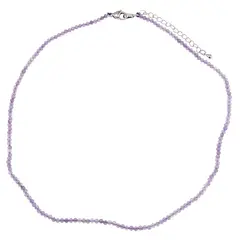 Colier Ametist sfere microfatetate 2mm