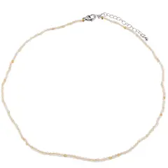 Colier Citrin sfere microfatetate 2mm