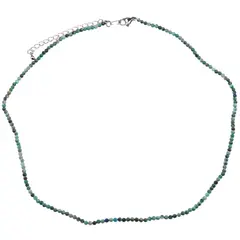 Colier Crisocola sfere microfatetate 2mm
