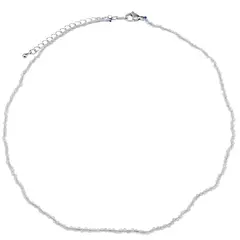 Colier Labradorit sfere microfatetate 2mm