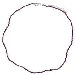 Colier Rubin sfere microfatetate 2mm