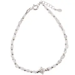 Bratara Diamant herkimer si bumbi din Argint 925