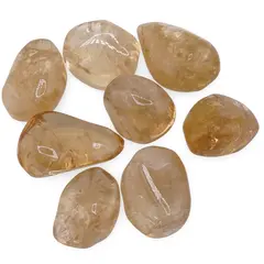 Citrin natural cristal rulat, 30-35mm