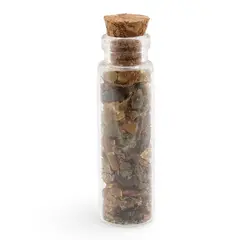 Spelljar pentru pentru PROSPERITATE cu ierburi si cristale naturale in sticluta cu dop de pluta