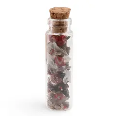 Spelljar pentru pentru PROTECTIE cu ierburi si cristale naturale in sticluta cu dop de pluta