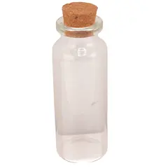Sticla goala cu dop de pluta, 65mm x 23mm