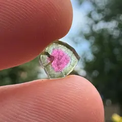 Turmalina Watermelon, cristal natural unicat, cod A49, 6x3mm, 1.83ct