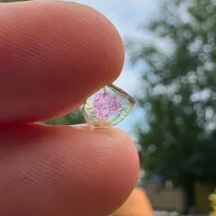Turmalina Watermelon, cristal natural unicat, cod A53, 6x2mm, 1.15ct