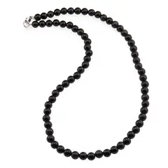 Colier Obsidian Rainbow sfere 6mm