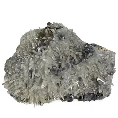 Floare de mina pentru colectie, cristal natural unicat, 96x76x44mm, 336g, cod F11