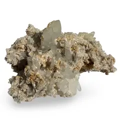 Floare de mina pentru colectie, cristal natural unicat, 87x56x51mm, 179g, cod F36