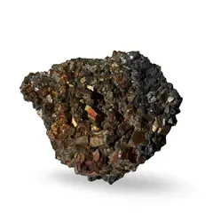 Floare de mina pentru colecție, cristal natural unicat, 67x67x30mm, 307g, cod F204