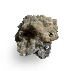 Floare de mina pentru colecție, cristal natural unicat, 71x63x56mm, 247g, cod F262