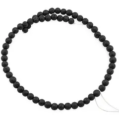 Sirag Roca vulcanica neagra sfere 6mm, 38cm