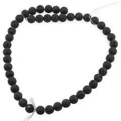 Sirag Roca vulcanica neagra sfere 8mm, 39cm