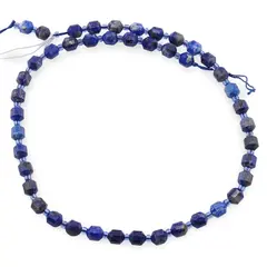 Sirag Lapis lazuli hexagonal fatetat 6mm, 40cm