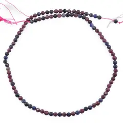 Sirag Rubin si Safir sfere fatetate 4mm, 39cm