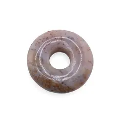 Pandantiv Agat natural donut pi, 15mm